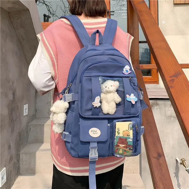 Cute Unique Spacious Backpack For Back To School Or Everyday Use