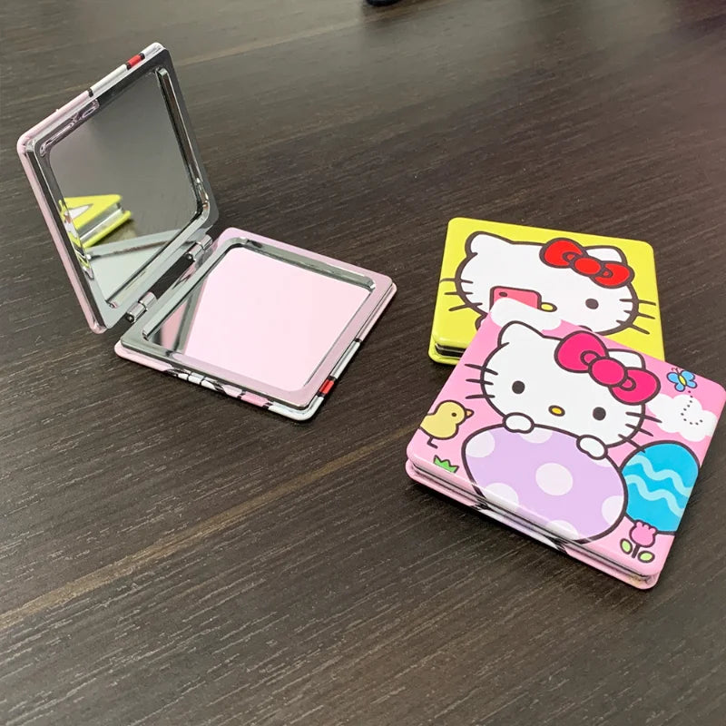 Cute Hello Kitty Portable Folding Mirror