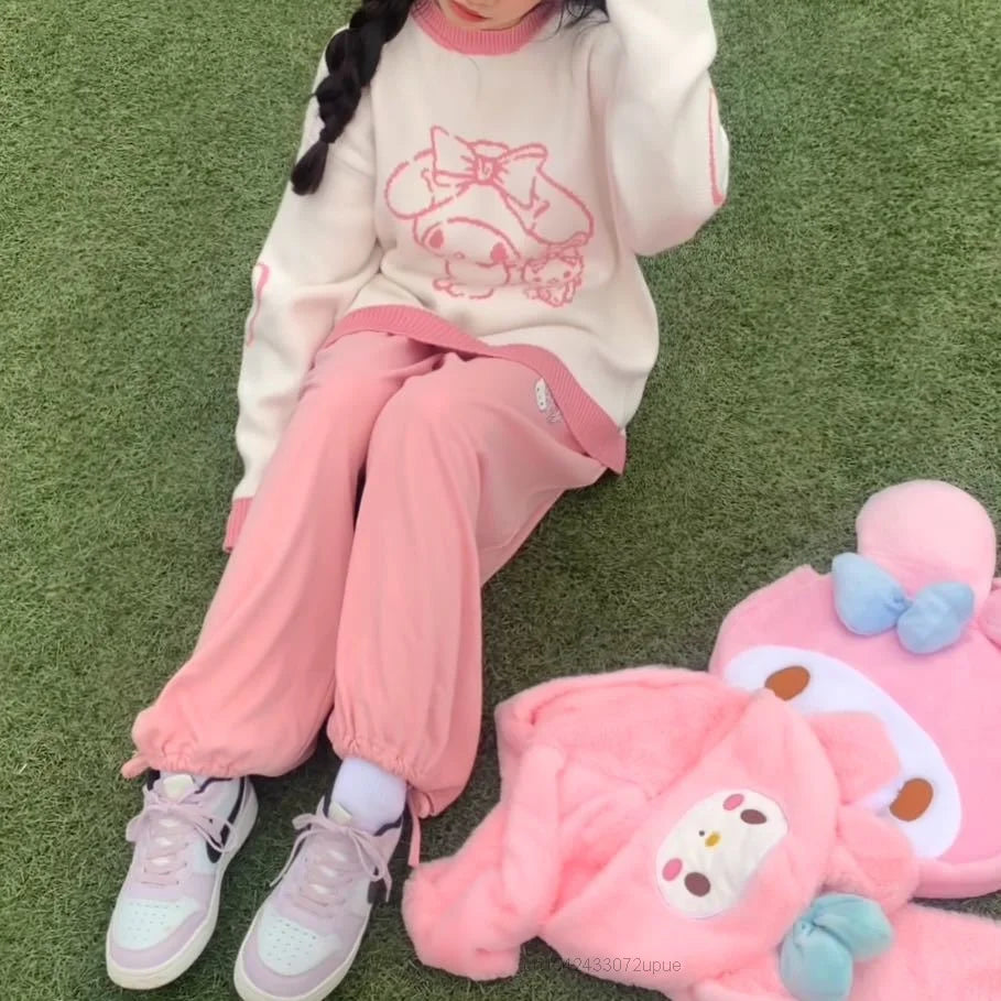 My Melody And Cinnamoroll Cute Sanrio Style Sweaters