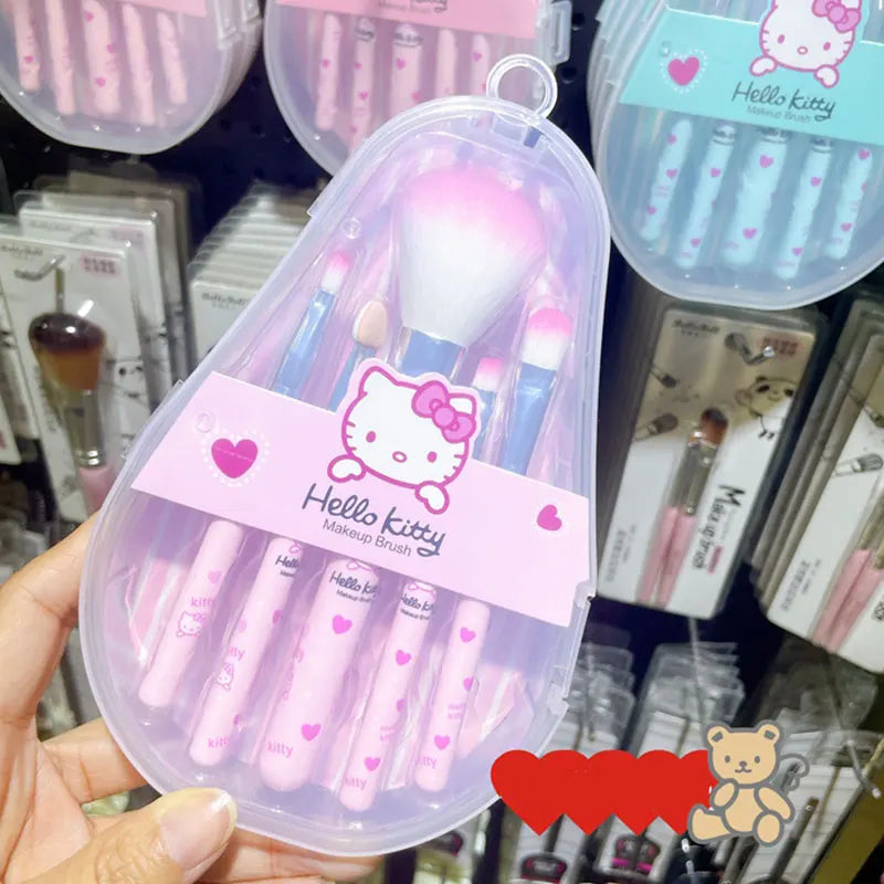 Sanrio Makeup Brush Set Hello Kitty Cute Makeup Supplies