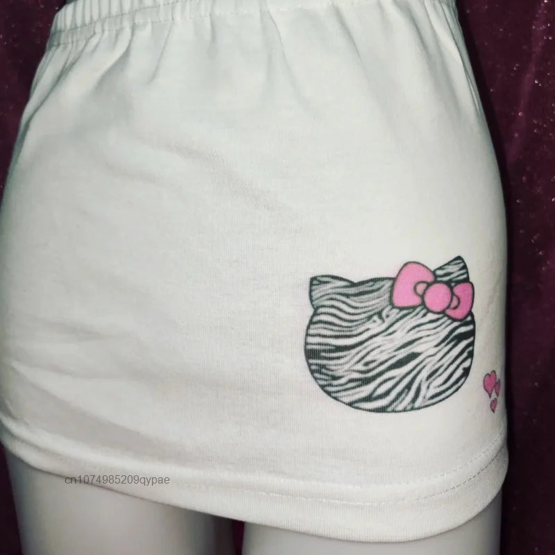 Sanrio HELLO KITTY Y2K Style Short Skirt