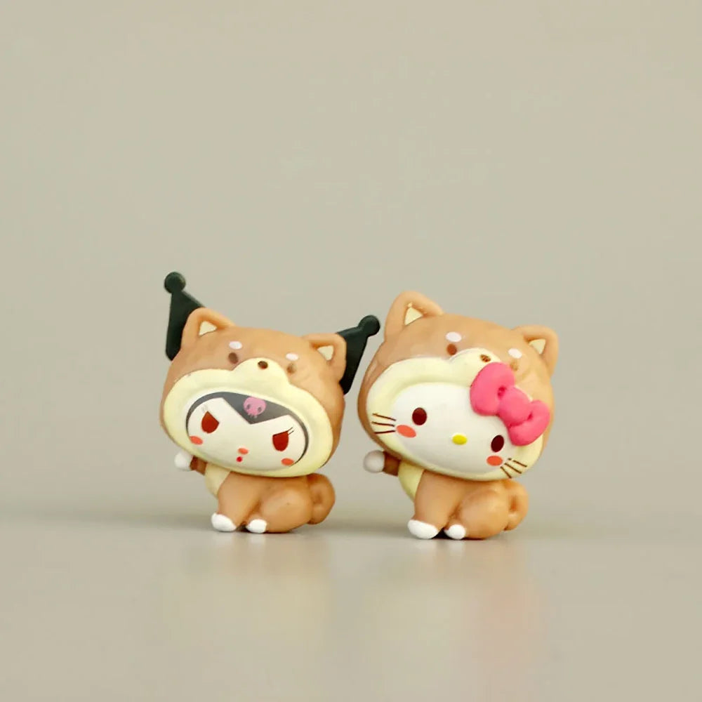 Cute Sanrio Styled 4cm 5pcs Set Figurines