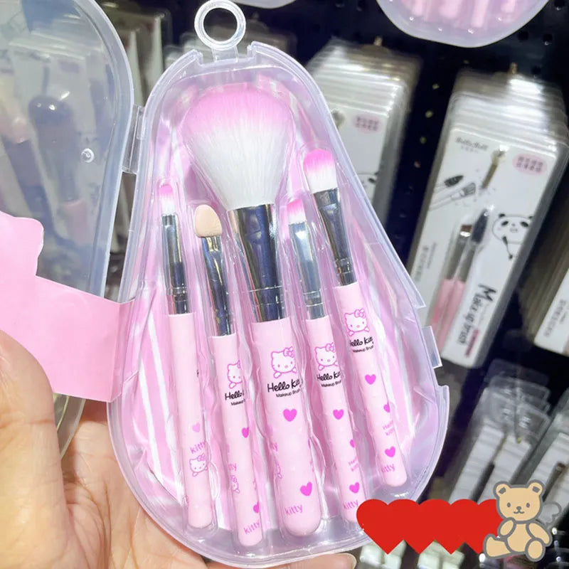 Sanrio Makeup Brush Set Hello Kitty Cute Makeup Supplies