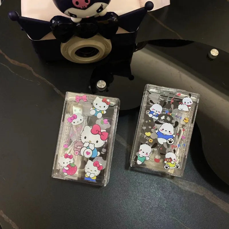Cute Hello Kitty, Kuromi, Pochacco, cigarette cases with integrated lighter