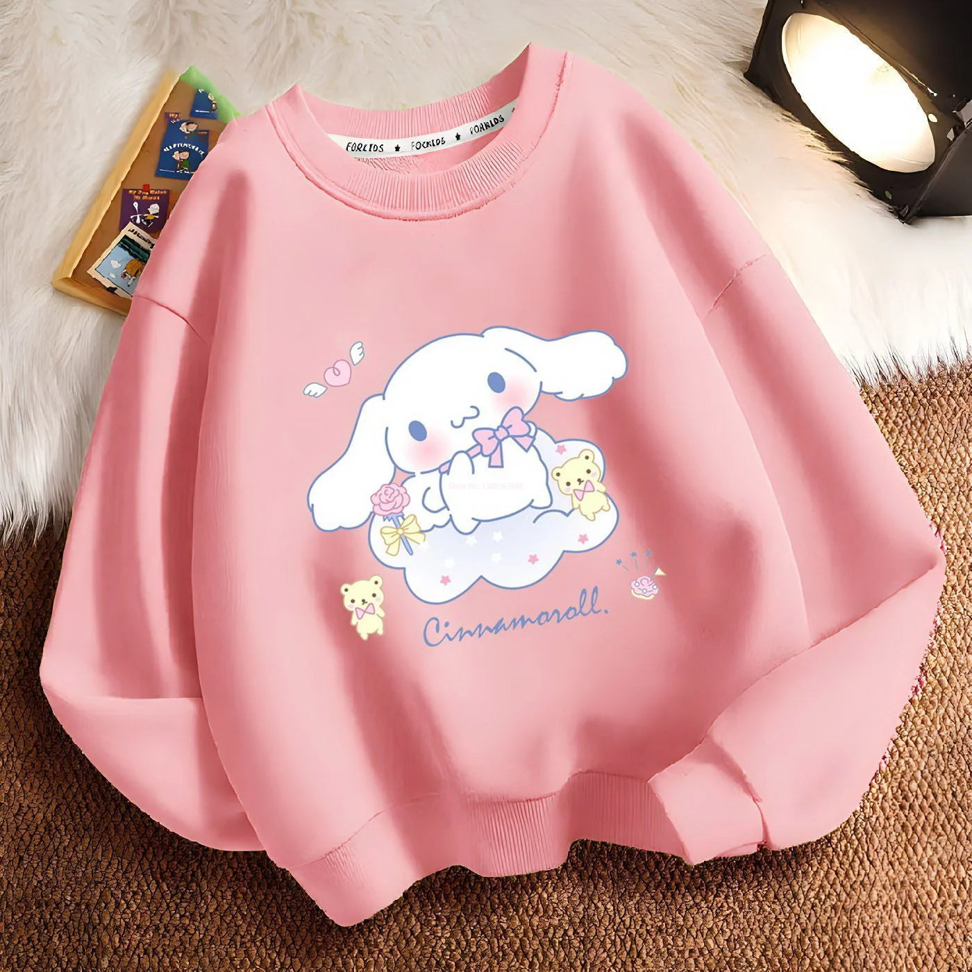 Cute Sanrio Cinnamoroll Designed Sweaters