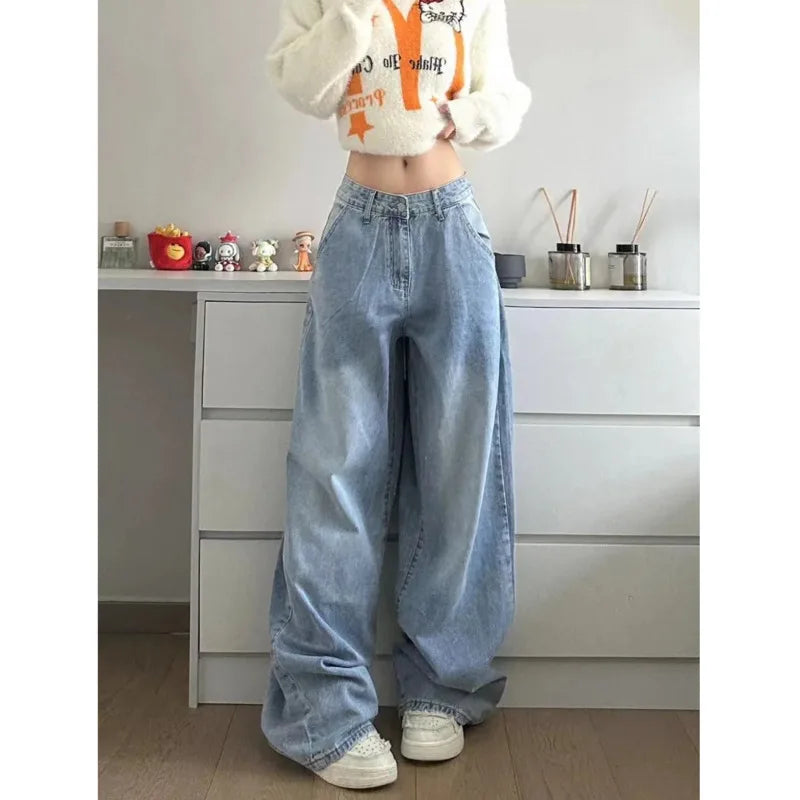Sanrio HELLO KITTY Y2K Style Denim Jeans