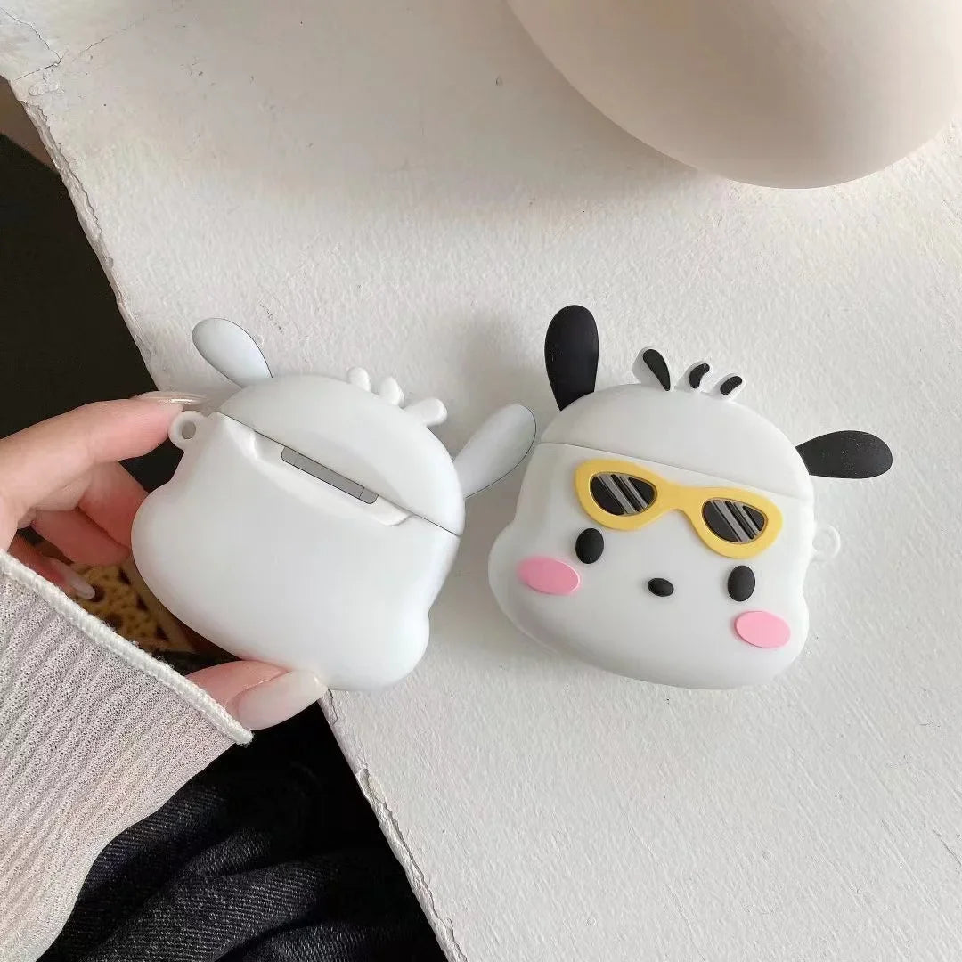 Cute Pochacco Airpods  For Apple AirPods 1 2 3 Pro