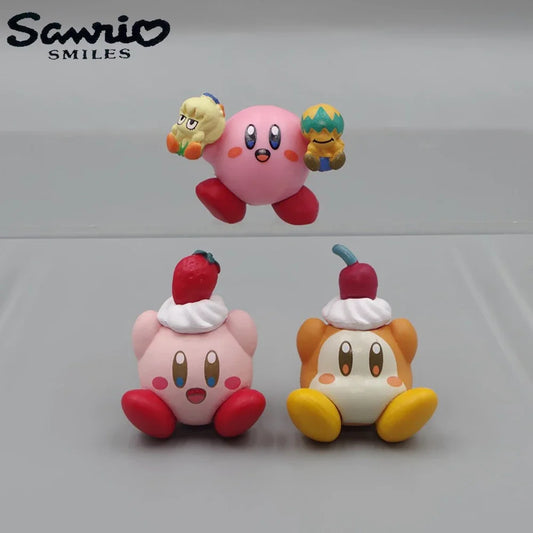 Cute Kirby Styled 4cm Singular Figurines