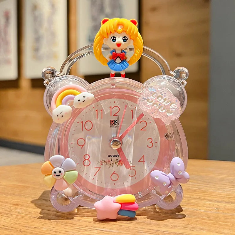 Cute Cartoon Sanrio Style Alarm Clocks Room Decor