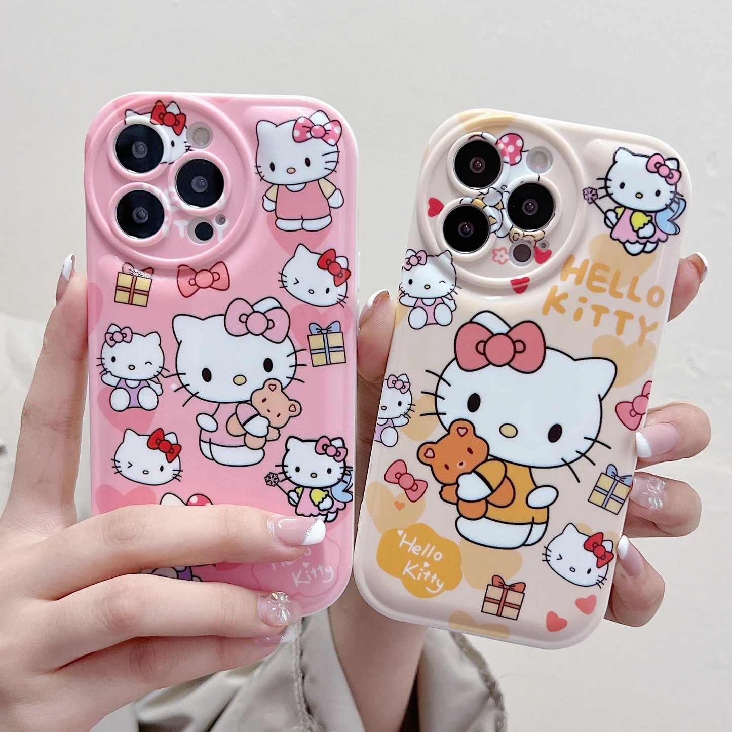 Cute HELLO KITTY Girls iPhone Cases