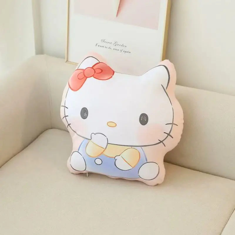 35cm Sanrio Hello Kitty, Kuromi, Cinnamoroll, Pachacco, Sofa-Bed Cushion Room Decor