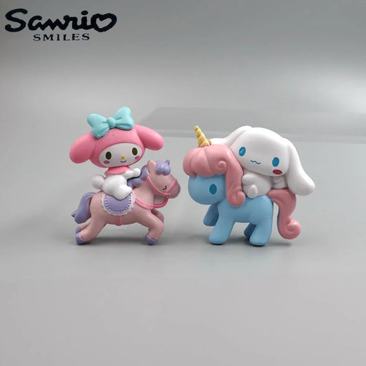 Cute Sanrio My Melody And Cinnamoroll 5cm Singular Figurines